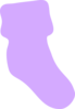 Purple Booties Clip Art