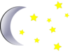 Moon And Stars Clip Art