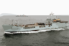 The Royal Fleet Auxiliary, Landing Ship Logistic Rfa Sir Galahad (l 3005) Underway In The Arabian Gulf Clip Art