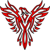 Red Phoenix Clip Art