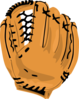 Baseball Glove Simple Clip Art
