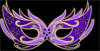 Masquerade Mask Purple Clip Art