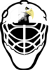 Eagle Hockey Mask Clip Art