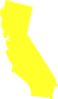 Yellow California State Clip Art