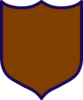 Brown Shield Clip Art