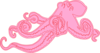 Pink Octopus Clip Art