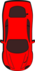 Red Car - Top View - 270 Clip Art