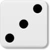 Dice 3 Clip Art