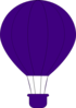 Purple Air Balloon Clip Art