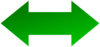 Left-right-arrow-green Clip Art