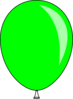 Green Baloon Clip Art