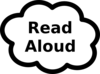 Read Aloud Clip Art