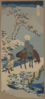 [two Travelers, One On Horseback, On A Precipice Or Natural Bridge During A Snowstorm] Clip Art