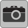 Grey Camera Clip Art