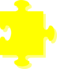 Yellow Puzzle Clip Art