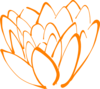 Orange Lotis Clip Art