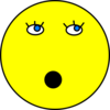 Surprised Smiley Face Clip Art