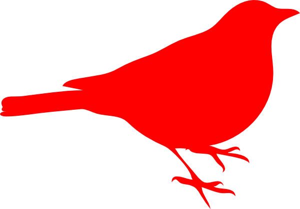 Red Sparrow Clip Art at Clker.com - vector clip art online, royalty free &  public domain