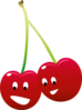 Pair Of Cherries Clip Art