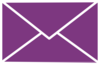 Mail Icon (purple On Clear) Clip Art