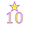 Number 10 Chart For 2021 Clip Art