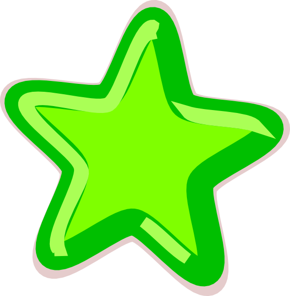 Green Star Clip Art at  - vector clip art online, royalty free &  public domain