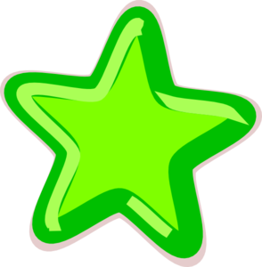 Green Star Clip Art at  - vector clip art online, royalty free &  public domain