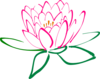 Pink Lotus Clip Art