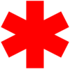Red Star Of Life Clip Art