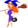 Sexy Witch Clip Art