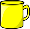 Yellow Mug Clip Art