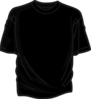 Black T-shirt Clip Art