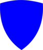 Shield, Blue Clip Art