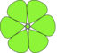 Light Green Flower Clip Art