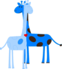 Boy Giraffe Baby Shower Clip Art
