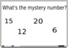 Mystery Number Clip Art
