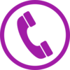 Purple Phone Clip Art