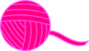 Pink Ball Of Yarn Clip Art