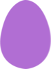 Purple Easter Egg Clip Art