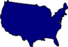 Blue United States Clip Art