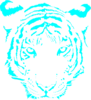 Blue Tiger Clip Art