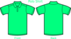 Mint Green Polo Shirt Clip Art