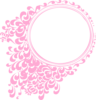 Pink Oval Frame Clip Art