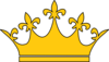 Queen Crown Gold Clip Art