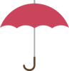 Red Umvbrella Clip Art