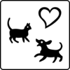 Hotel Icon Allows Pets Clip Art