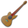 Wooden Guitar Clip Art