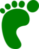 Olive Footprint Clip Art