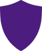 Violet Crest Simple No Border Clip Art