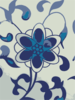 Blue Floral Pattern Clip Art